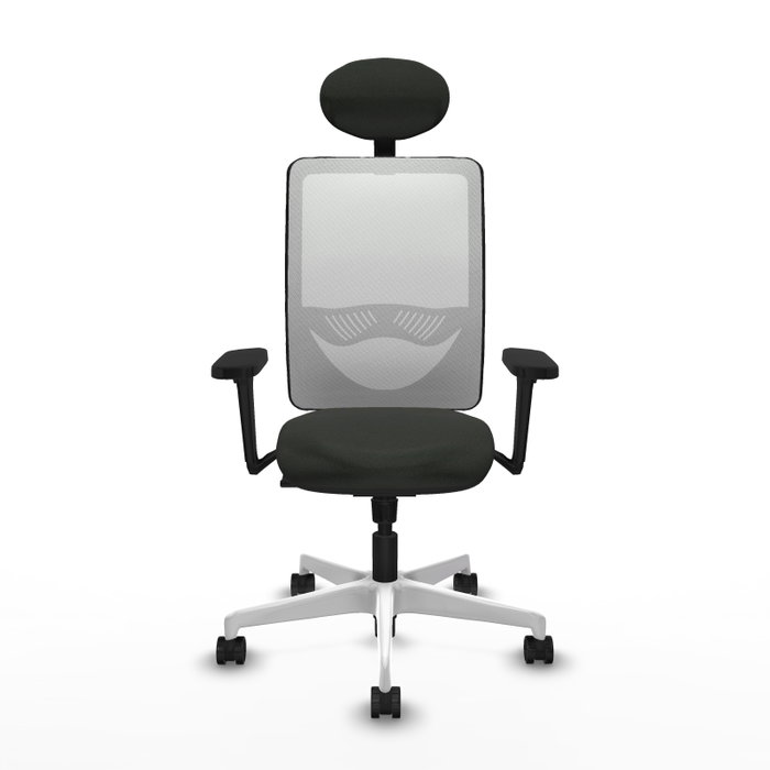 PIQUERAS Y CRESPO Silla de oficina Zulema con Mecanismo Sincro, Blanco y Negro PIQUERAS Y CRESPO Silla de oficina Zulema con Mecanismo Sincro, Blanco y Negro