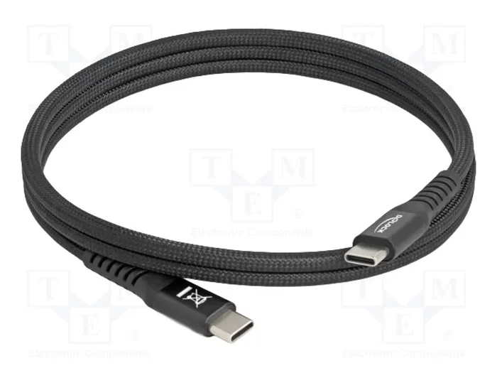 DeLOCK Cable USB Type-C a USB Type-C, 60 W, 1 m, Negro DeLOCK Cable USB Type-C a USB Type-C, 60 W, 1 m, Negro