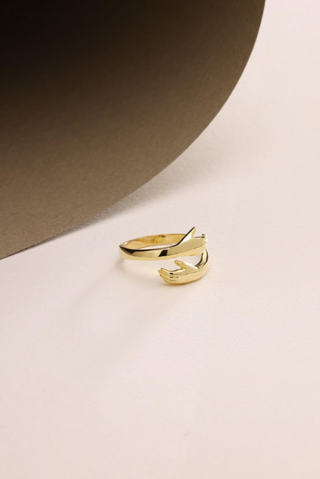 Heliophilia Silver Anillo NRZ999851 Plata de Ley 925 Baño de Oro Color Oro Elegante y Sofisticado Accesorio Atemporal