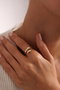 Heliophilia Silver Anillo NRZ999851 Plata de Ley 925 Baño de Oro Color Oro Elegante y Sofisticado Accesorio Atemporal