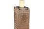 DKD Home Decor Columna de Teca Maciza 22x22x176 cm Pieza Única Surtida