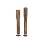 DKD Home Decor Columna de Teca Maciza 22x22x176 cm Pieza Única Surtida