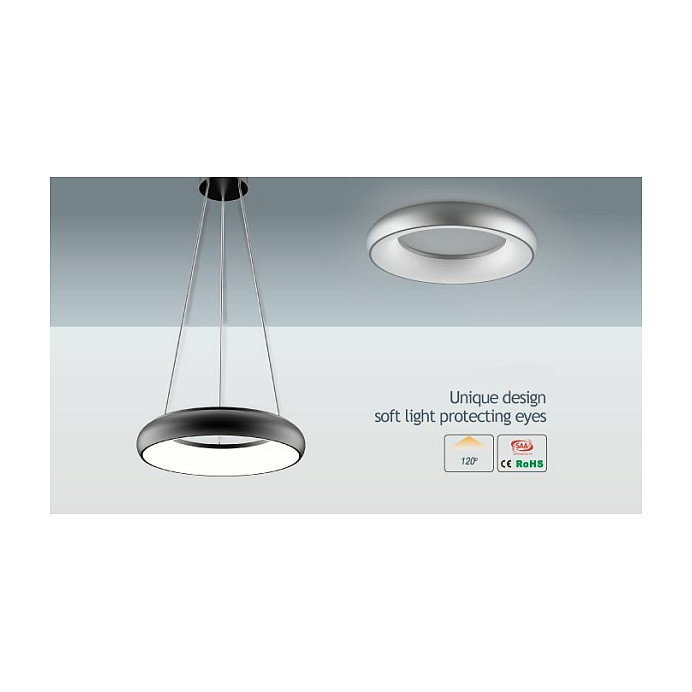 Synergy21 Synergy 21 LED Rundleuchte Donut plata 25W Synergy21 Synergy 21 LED Rundleuchte Donut plata 25W