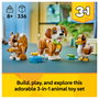 LEGO Creator 3 en 1 Simpáticos Animales: Cachorro Juguetón 31382