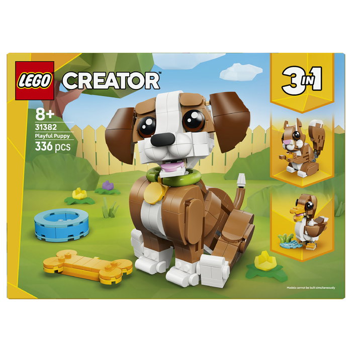 LEGO Creator 3 en 1 Simpáticos Animales: Cachorro Juguetón 31382