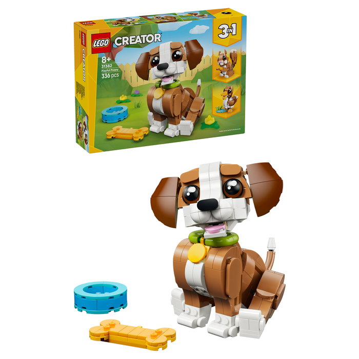 LEGO Creator 3 en 1 Simpáticos Animales: Cachorro Juguetón 31382