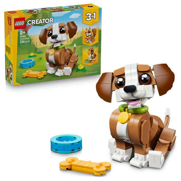 LEGO Creator 3 en 1 Simpáticos Animales: Cachorro Juguetón 31382 LEGO Creator 3 en 1 Simpáticos Animales: Cachorro Juguetón 31382