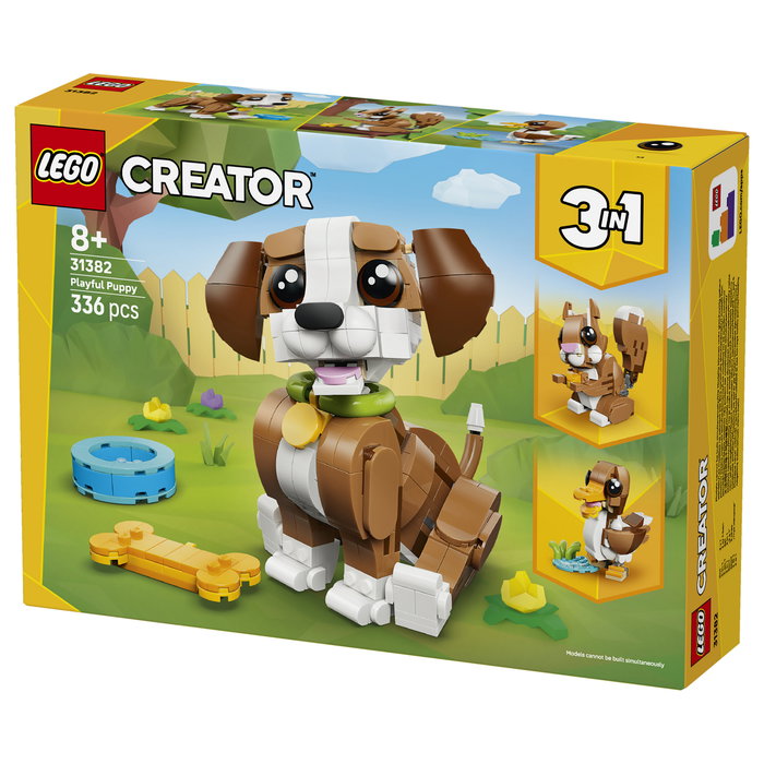 LEGO Creator 3 en 1 Simpáticos Animales: Cachorro Juguetón 31382