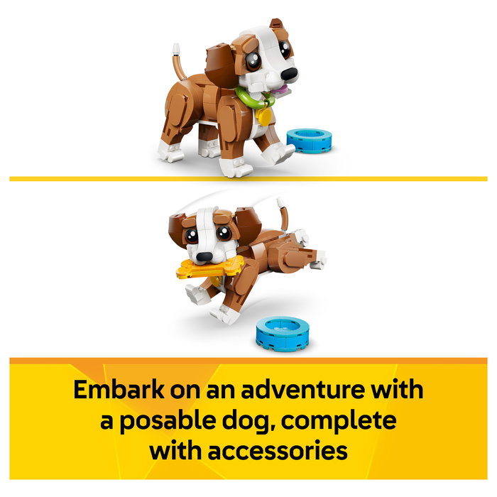 LEGO Creator 3 en 1 Simpáticos Animales: Cachorro Juguetón 31382
