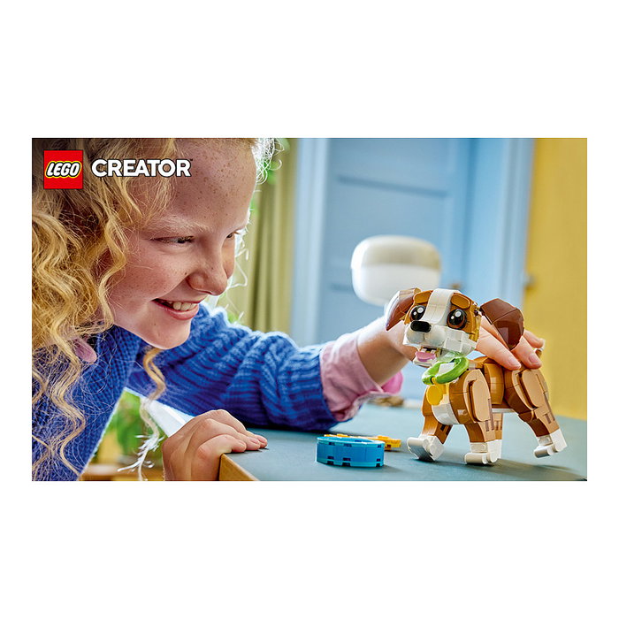 LEGO Creator 3 en 1 Simpáticos Animales: Cachorro Juguetón 31382