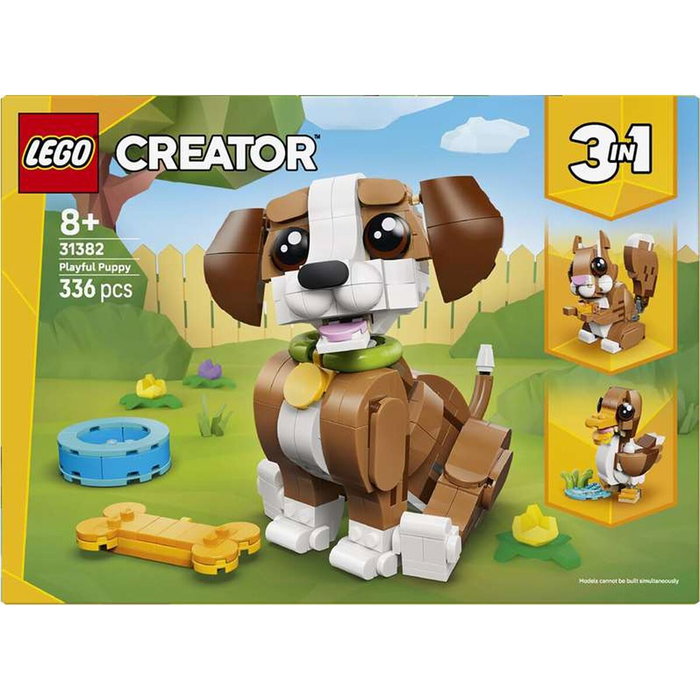 LEGO Creator 3 en 1 Simpáticos Animales: Cachorro Juguetón 31382