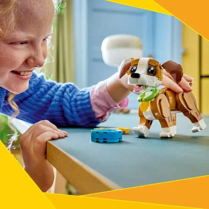 LEGO Creator 3 en 1 Simpáticos Animales: Cachorro Juguetón 31382