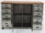 Cajonera Vintage DKD Home Decor Natural Plateado 34 x 83.5 x 123 cm