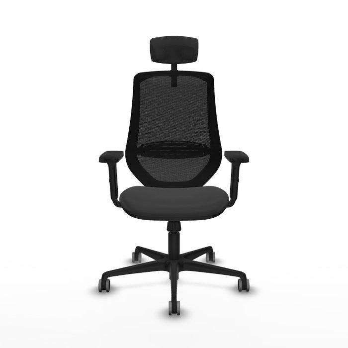 PIQUERAS Y CRESPO Silla de oficina Mardos con mecanismo Sincro, Gris oscuro y Negro PIQUERAS Y CRESPO Silla de oficina Mardos con mecanismo Sincro, Gris oscuro y Negro