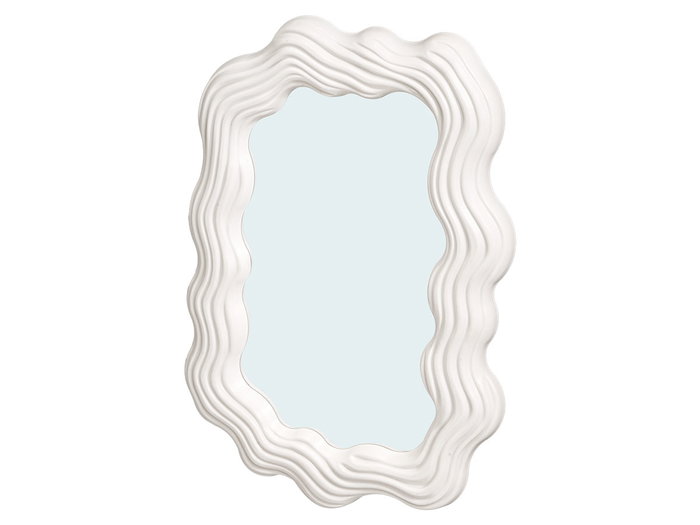 Giftdecor Espejo Plástico Forma Blanco 45 cm (Alto) x 30 cm (Ancho) x 2.7 cm (Largo) (Set de 12) Giftdecor Espejo Plástico Forma Blanco 45 cm (Alto) x 30 cm (Ancho) x 2.7 cm (Largo) (Set de 12)