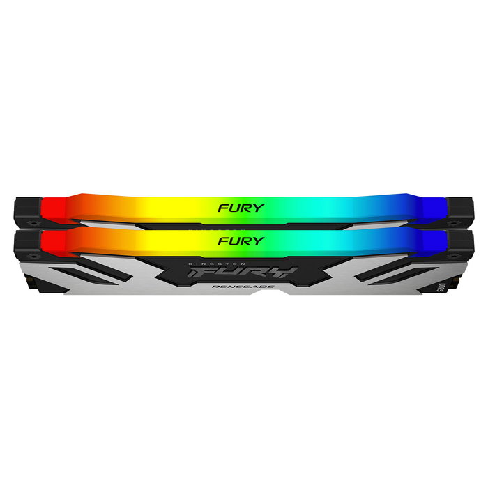 Kingston FURY Renegade RGB 96GB (2x48GB) DDR5 6400MT/s CL32 DIMM Kit XMP 3.0, Memoria RAM para PC con Disipador Térmico y On-Die ECC Kingston FURY Renegade RGB 96GB (2x48GB) DDR5 6400MT/s CL32 DIMM Kit XMP 3.0, Memoria RAM para PC con Disipador Térmico y On-Die ECC