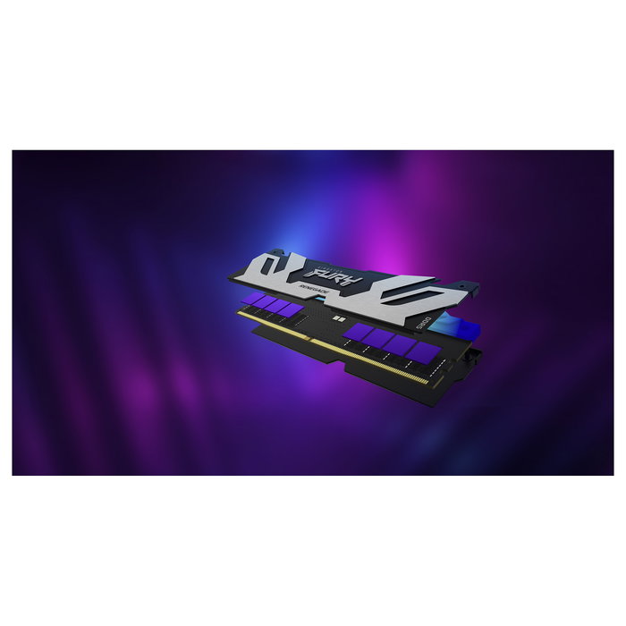 Kingston FURY Renegade RGB 96GB (2x48GB) DDR5 6400MT/s CL32 DIMM Kit XMP 3.0, Memoria RAM para PC con Disipador Térmico y On-Die ECC Kingston FURY Renegade RGB 96GB (2x48GB) DDR5 6400MT/s CL32 DIMM Kit XMP 3.0, Memoria RAM para PC con Disipador Térmico y On-Die ECC