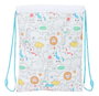 Bolsa Mochila con Cuerdas Safta Zoo Beige 26 x 34 x 1 cm