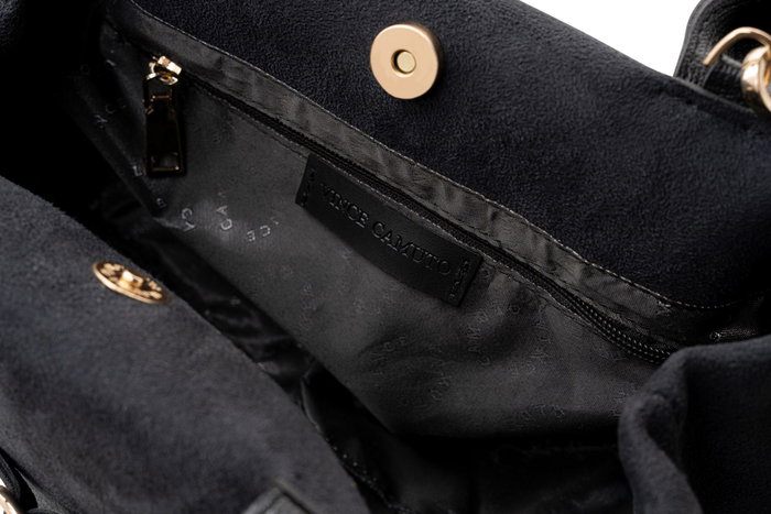 Vince Camuto Mini - Suede Black Bolso Tote Negro de Polipiel para Mujer