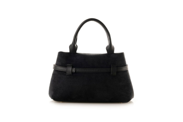Vince Camuto Mini - Suede Black Bolso Tote Negro de Polipiel para Mujer