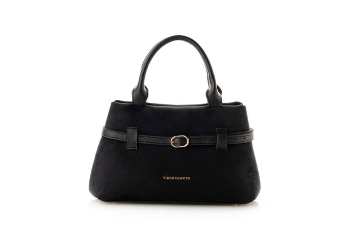 Vince Camuto Mini - Suede Black Bolso Tote Negro de Polipiel para Mujer