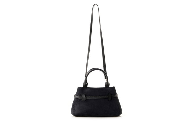 Vince Camuto Mini - Suede Black Bolso Tote Negro de Polipiel para Mujer