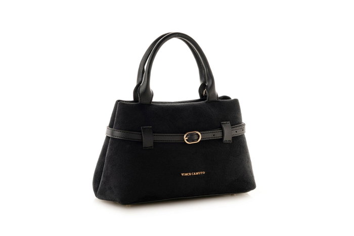Vince Camuto Mini - Suede Black Bolso Tote Negro de Polipiel para Mujer