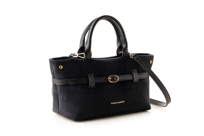 Vince Camuto Mini - Suede Black Bolso Tote Negro de Polipiel para Mujer