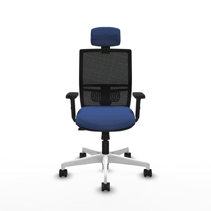 PIQUERAS Y CRESPO Silla de oficina Yunquera con mecanismo Sincro/Traslack Azul marino PIQUERAS Y CRESPO Silla de oficina Yunquera con mecanismo Sincro/Traslack Azul marino