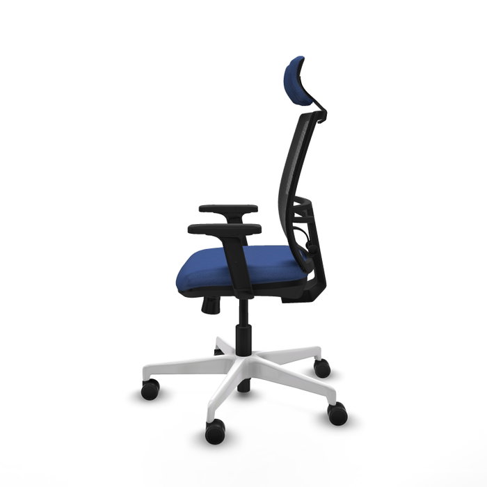 PIQUERAS Y CRESPO Silla de oficina Yunquera con mecanismo Sincro/Traslack Azul marino PIQUERAS Y CRESPO Silla de oficina Yunquera con mecanismo Sincro/Traslack Azul marino
