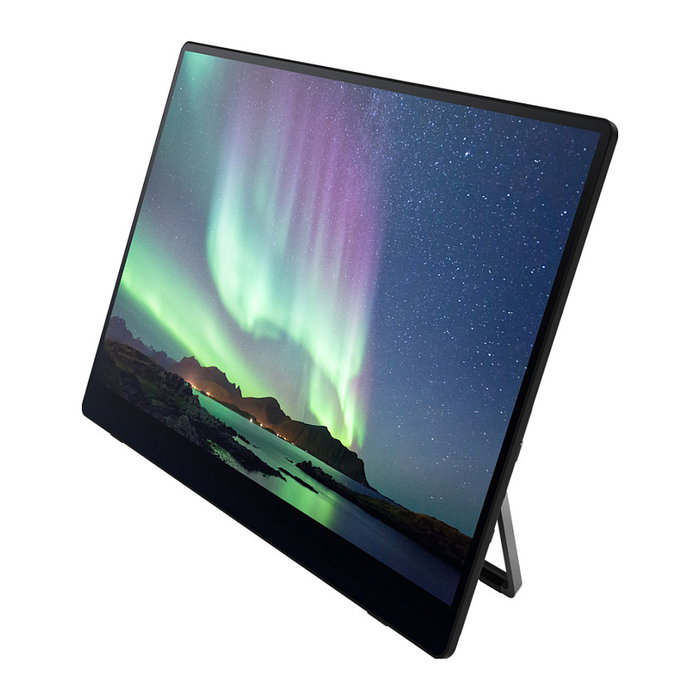 Ricoh 150BW Monitor Portátil Táctil 15.6" OLED Full HD 1920x1080, 300 cd/m², Wi-Fi, USB, Batería Recargable, Negro