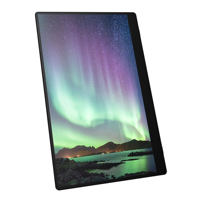 Ricoh 150BW Monitor Portátil Táctil 15.6" OLED Full HD 1920x1080, 300 cd/m², Wi-Fi, USB, Batería Recargable, Negro
