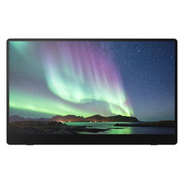 Ricoh 150BW Monitor Portátil Táctil 15.6" OLED Full HD 1920x1080, 300 cd/m², Wi-Fi, USB, Batería Recargable, Negro