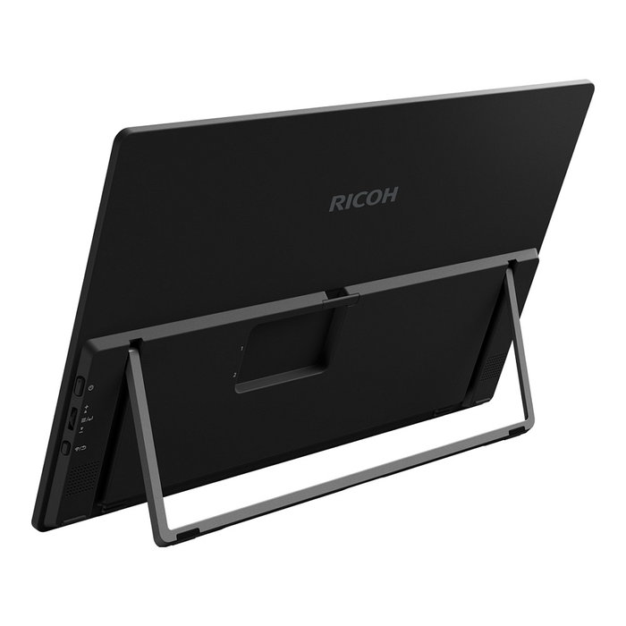 Ricoh 150BW Monitor Portátil Táctil 15.6" OLED Full HD 1920x1080, 300 cd/m², Wi-Fi, USB, Batería Recargable, Negro