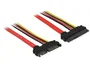 DeLOCK Cable de extensión SATA 22-pin, 1 m