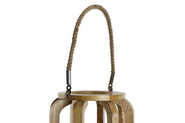 DKD Home Decor Portavelas Mango Cristal Natural