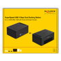 DeLOCK Estación de acoplamiento dual USB para 2 x SATA HDD/SSD 64187
