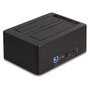 DeLOCK Estación de acoplamiento dual USB para 2 x SATA HDD/SSD 64187