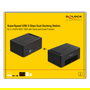 DeLOCK Docking Station USB Dual para 2 Unidades SATA HDD/SSD con Función de Clonación y Borrado, Referencia: 11599
