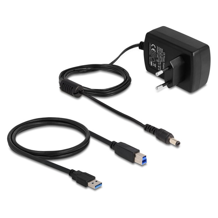 DeLOCK Estación de acoplamiento dual USB para 2 x SATA HDD/SSD 64187