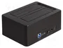 DeLOCK Estación de acoplamiento dual USB para 2 x SATA HDD/SSD 64187