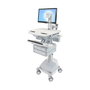 Ergotron StyleView Wagen mit LCD-Gelenk SLA-Antrieb 4 Schublade
