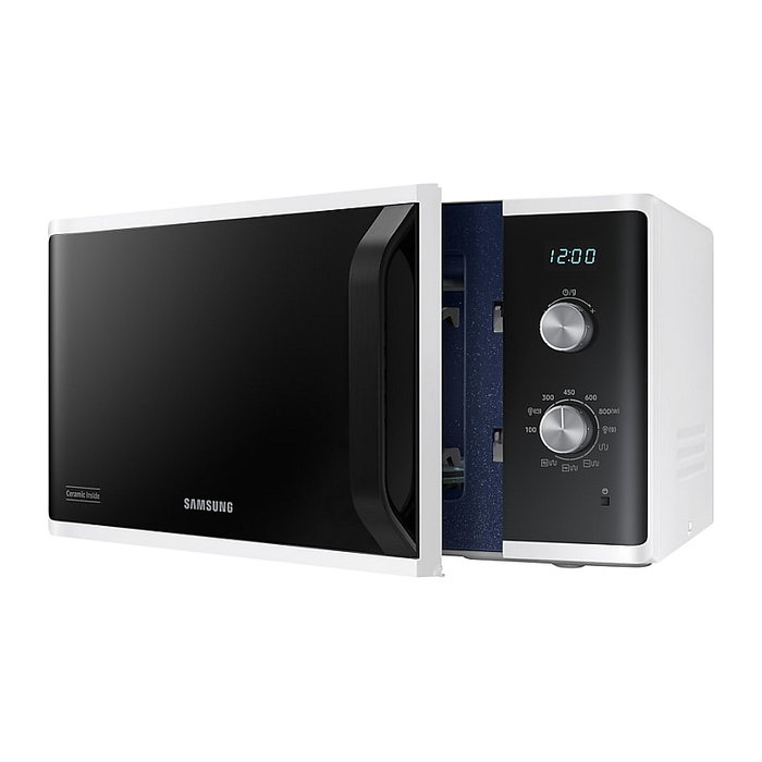 Samsung Microondas Combinado MG23K3614AW/EG Encimera 23L 800W con Grill Blanco