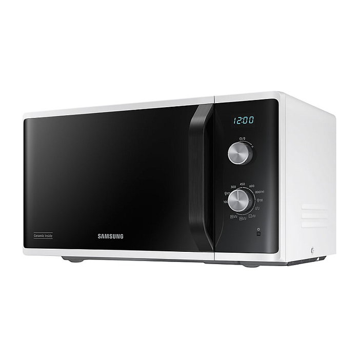 Samsung Microondas Combinado MG23K3614AW/EG Encimera 23L 800W con Grill Blanco