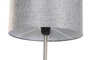 DKD Home Decor Lámpara de Pie Gris y Plateado en Poliéster y Metal