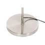 DKD Home Decor Lámpara de Pie Gris y Plateado en Poliéster y Metal