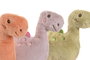DKD Home Decor Peluche Dino Rosa Naranja Poliester 12 x 28 x 36 cm (6 Unidades)