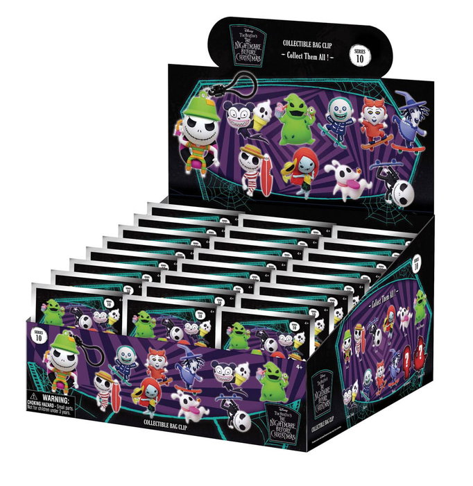 Pesadilla antes de Navidad Colgantes PVC Serie 10 Expositor (24)