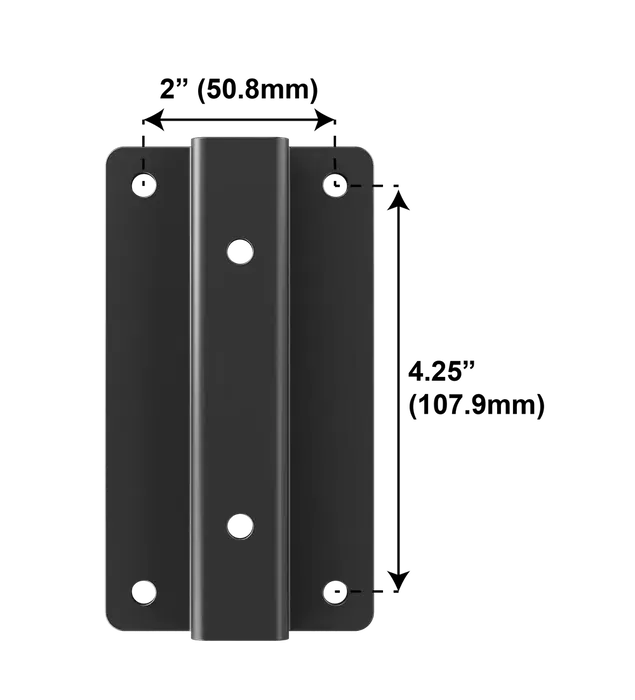 IsoAcoust V120 Adaptador 50X107 Montaje Acero para Altavoces JBL M&K Sound Tannoy Ancho 11cm Alto 4cm Largo 16cm