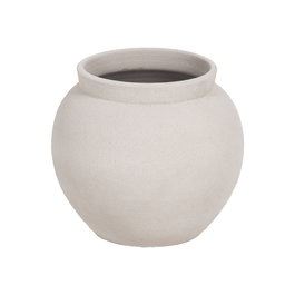 Macetero Blanco Cerámica Decoración 39 X 39 X 38 cm